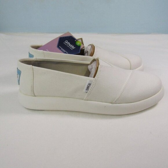 Toms Alpargata Mallow Misty Blue Color Changing Twill Shoes Womens Size 8.5 New - Picture 7 of 13